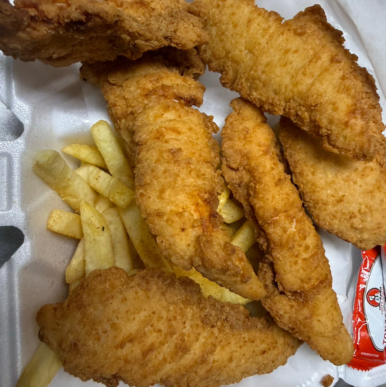 6 pc Chicken Fingers.