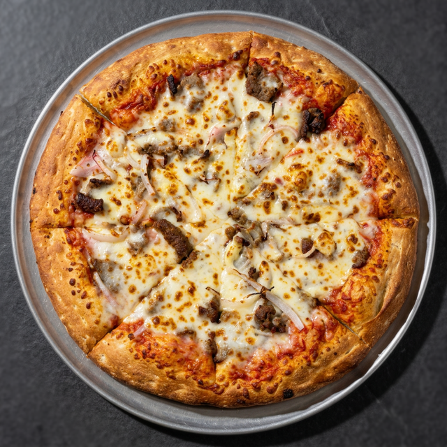 14" Valley's Holy Lamb Pizza.