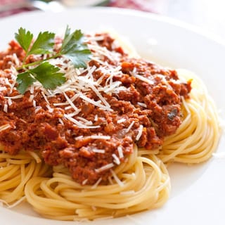 Spaghetti w/ Meat Sauce